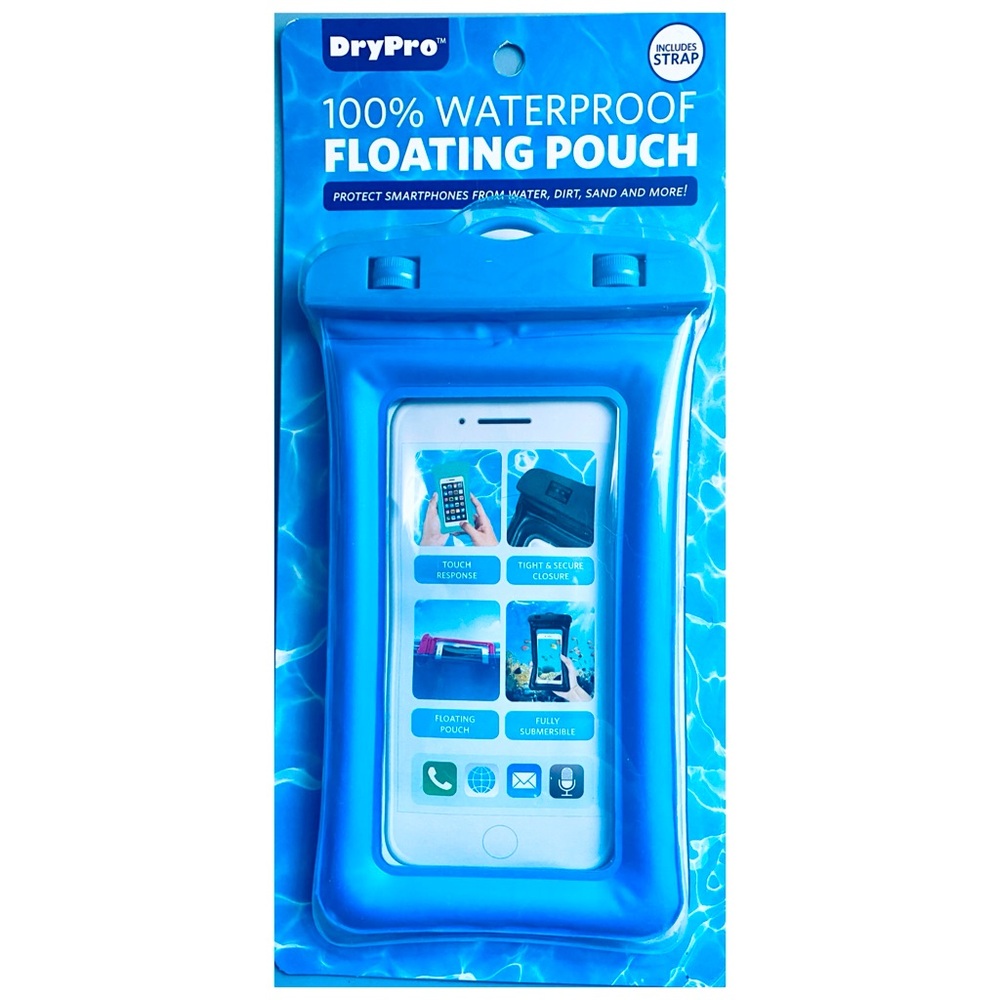 Waterproof Floating Cellphone Pouch - Protects Smartphones from water, dirt,sand
